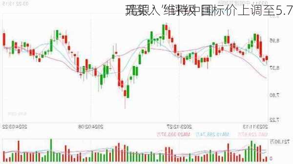 瑞银：维持中国
“买入”评级 目标价上调至5.7
元